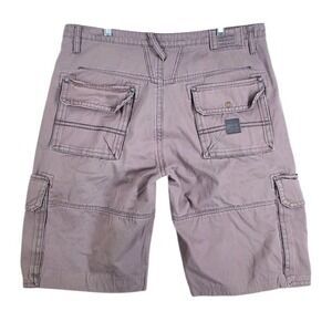 Girbaud Blue X ShortsCamper Cargo Mens 38x26 Beige Gray Relaxed Fit Jort